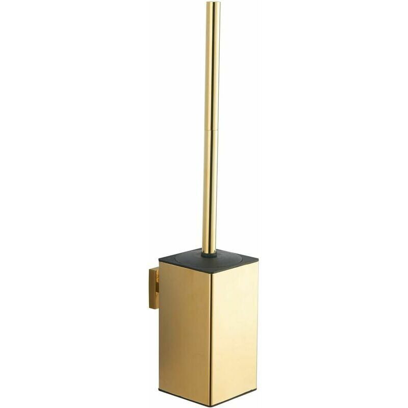foto del prodotto xvx porta scopino da parete realizzato in acciaio inox 304 oro