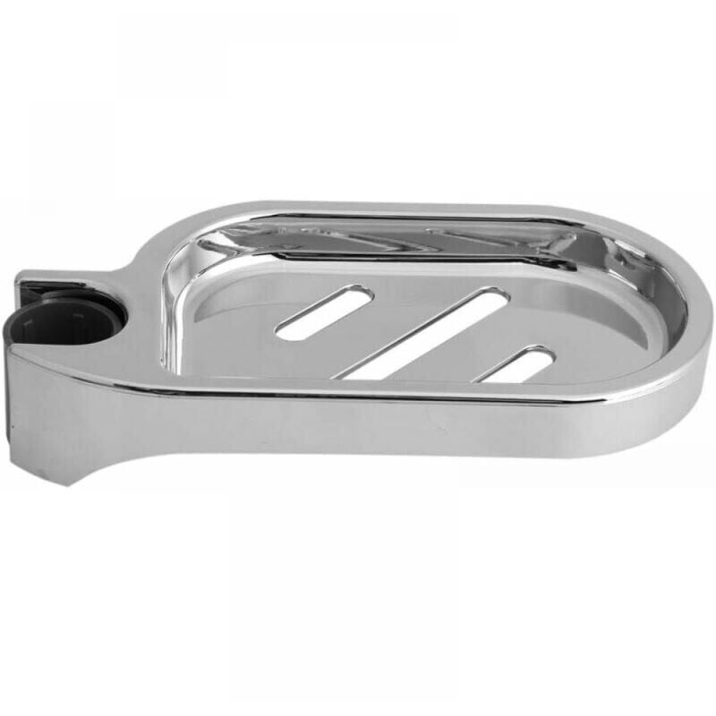 foto del prodotto xvx portasapone da doccia, portasapone da bagno con clip, accessori da bagno regolabili per tubo asta da 25 mm