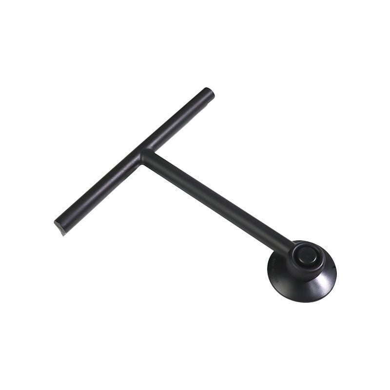 foto del prodotto xvx raschietto per doccia con ventosa nera, detergente per vetri del bagno, gancio in silicone per finestre con attacchi per doccia, strumento per