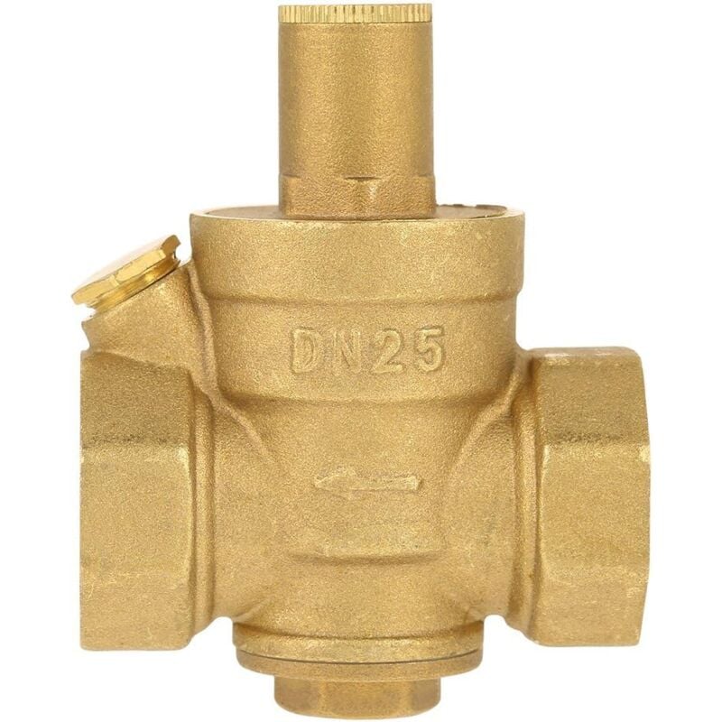 foto del prodotto xvx regolatore di pressione dell acqua, riduttore di pressione dell acqua regolatore di pressione regolabile in ottone da 1 pezzo filettatura dn25 1