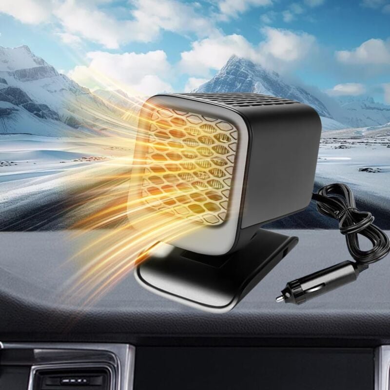 foto del prodotto xvx riscaldatore per auto, riscaldatore per auto 3 in 1, termoventilatore per auto, riscaldatore antiappannante per auto, ventola di raffreddamento