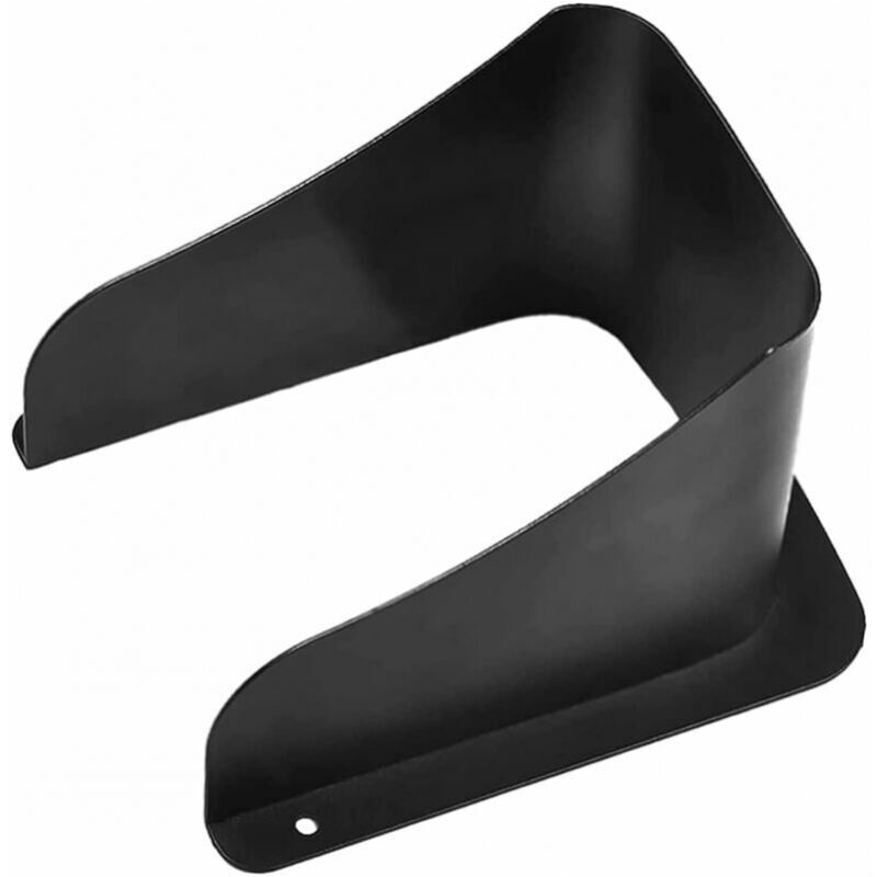 foto del prodotto xvx robusto campanello da esterno nero con parasole, base in metallo, copertura antipioggia, adatto per copertura impermeabile del campanello.