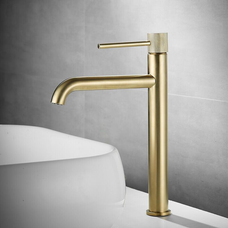 foto del prodotto xvx rubinetteria lavabo alto rea lungo l.gold gold rtgpt