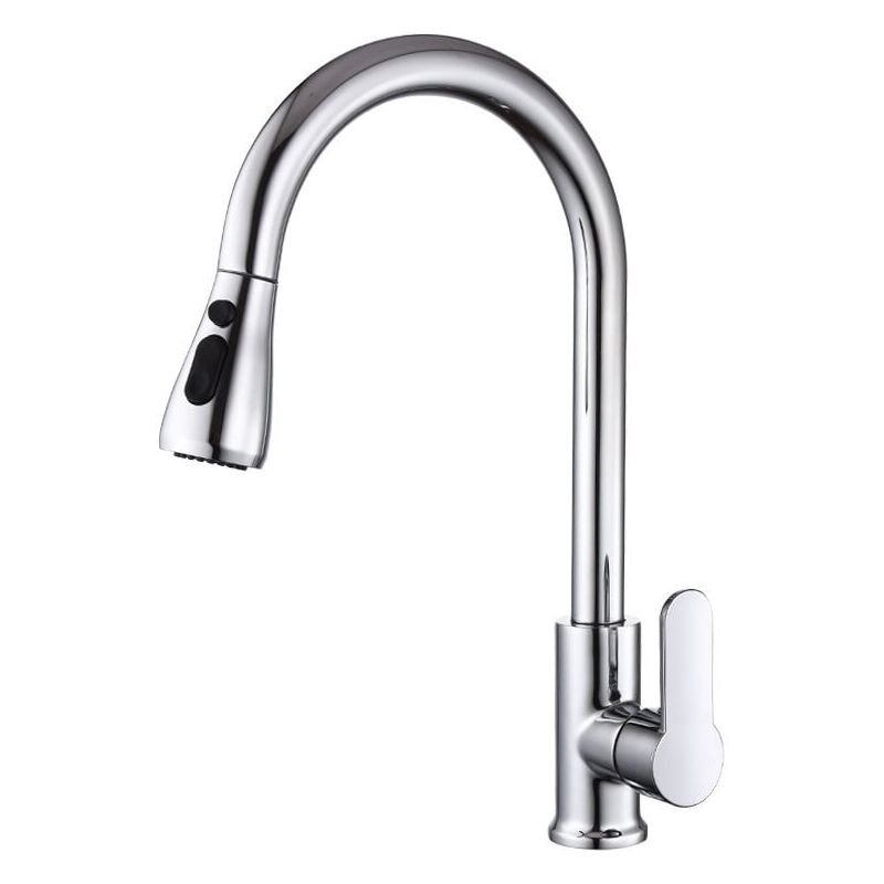 foto del prodotto xvx rubinetto da cucina girevole a 360 con doccetta estraibile, rubinetto per lavello con 3 regolatori di getto
