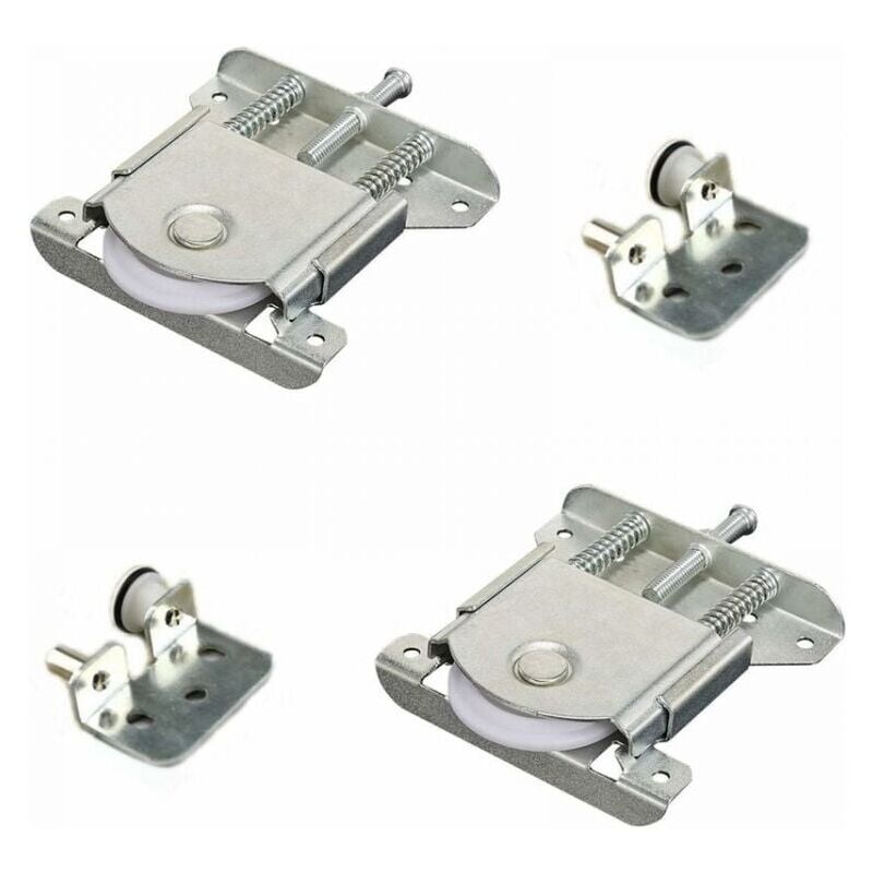 foto del prodotto xvx ruote per porte scorrevoli, guide, cuscinetti a sfera, parti scorrevoli, nylon, set di rulli per ante di armadi, guardaroba