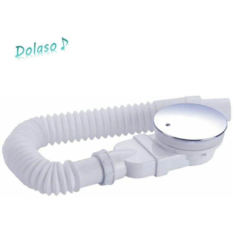 foto del prodotto xvx scarico doccia 90 mm, extra piatto, foro di scarico per piatto doccia, sifone con sistema antiodore, filtro per capelli, tubo flessibile, cover