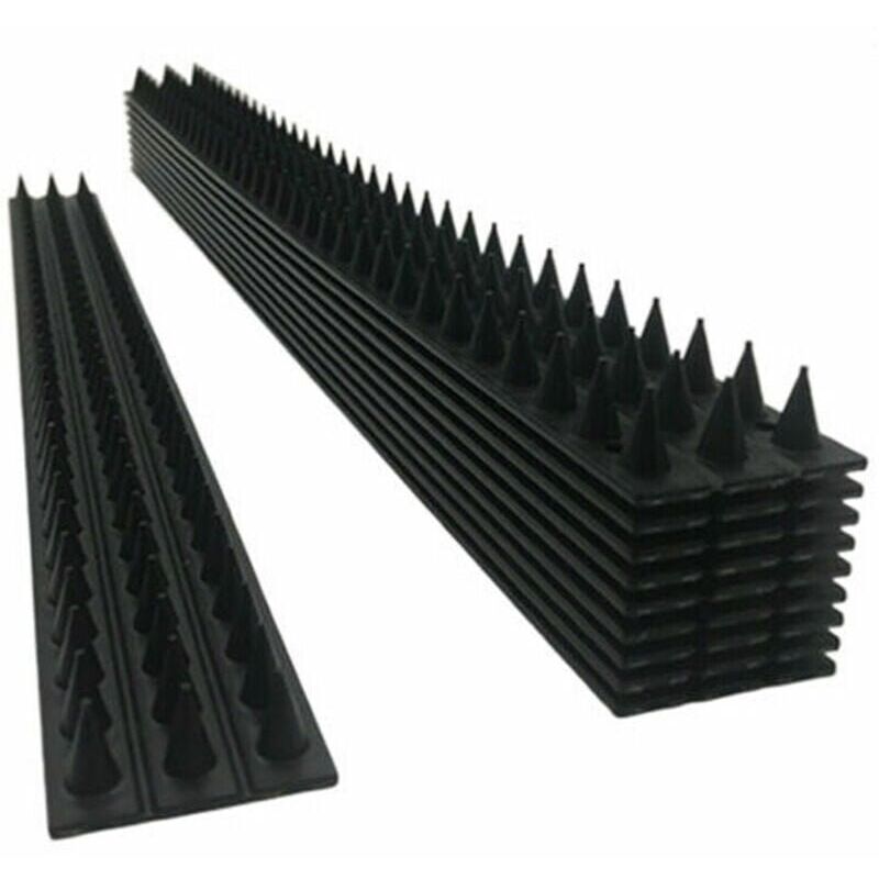 foto del prodotto xvx set 10 spuntoni antiuccelli per recinzioni a muro dissuasore con spuntoni per tenere lontani gli uccelli.