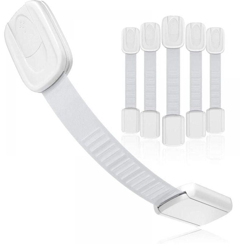 foto del prodotto xvx set di 6 serrature di sicurezza per bambini, serrature per armadietti, serrature per wc, serrature per cucina, serrature per porte, serrature