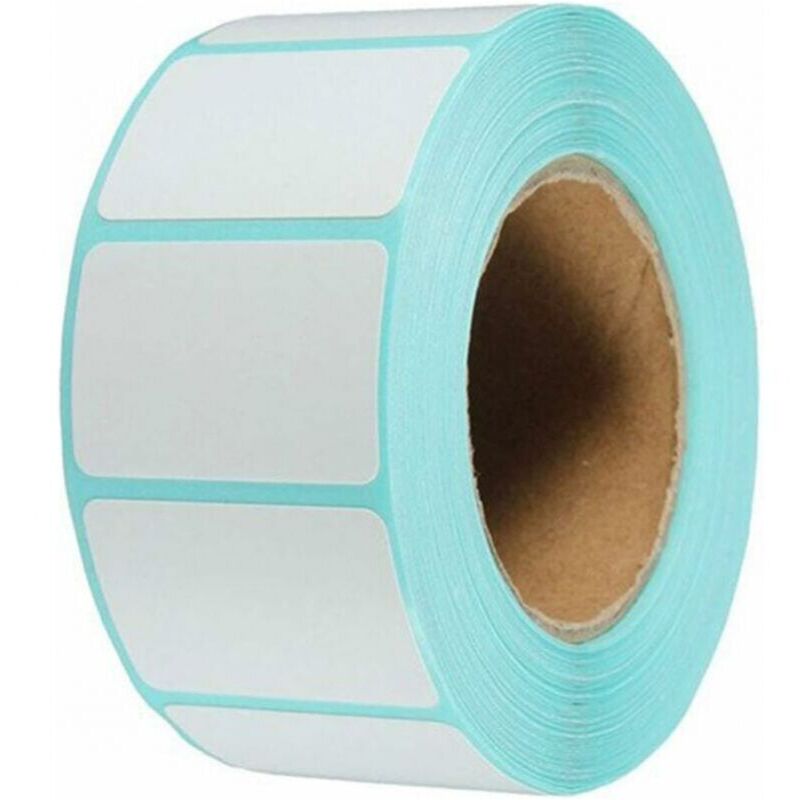 foto del prodotto xvx set di 800 etichette autoadesive bianche da 60 mm x 30 mm per stampante per lattine surgelate.
