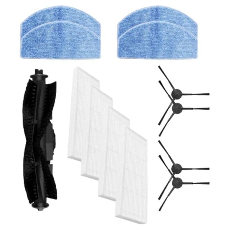 foto del prodotto xvx set di accessori per robot aspirapolvere g8000 g8000 pro honiture g20 laresar evol 3, accessori di ricambio con 1 spazzola principale, 4