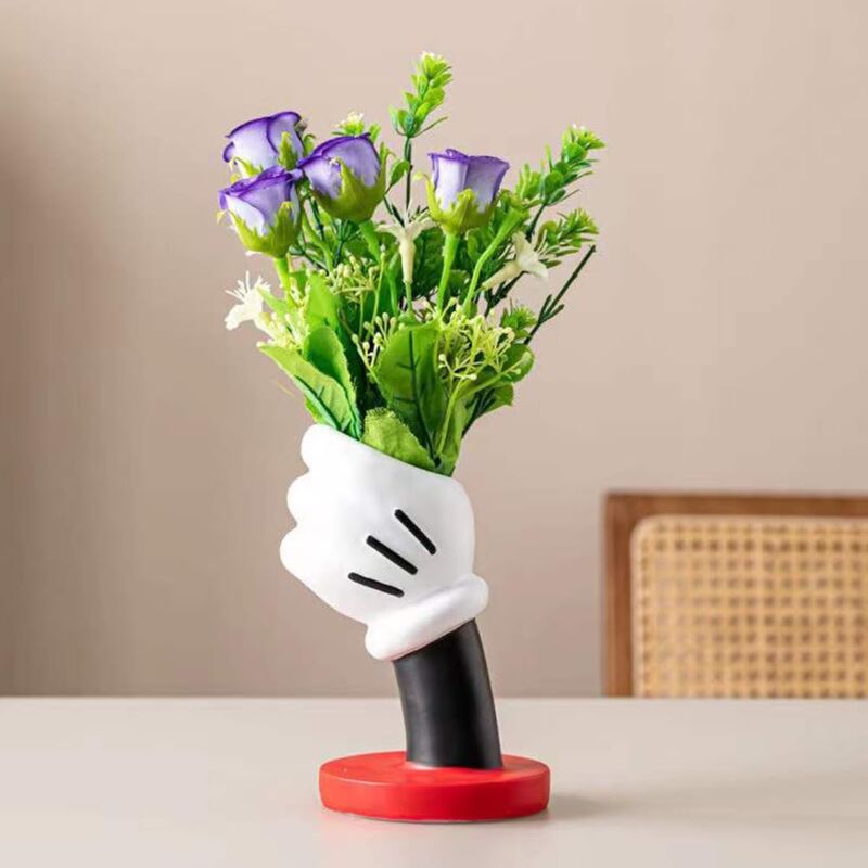 foto del prodotto xvx simpatico vaso per topo portaspazzole per trucco portapenne per mouse per cartoni animati decorazione per la casa regalo per feste di