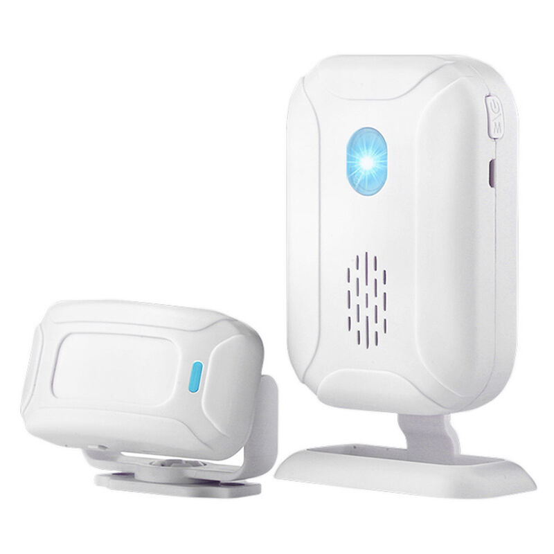 foto del prodotto xvx sistema di allarme wireless con rilevatore di movimento e campanello kit composto da 1 sensore e 1 ricevitore dispositivo elettronico di