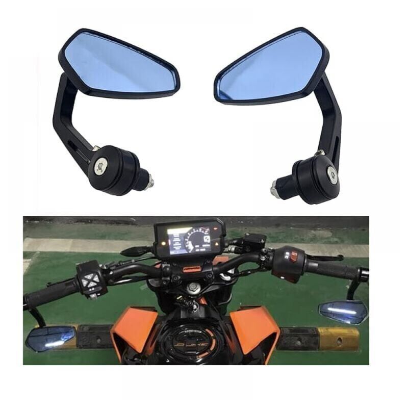 foto del prodotto xvx specchietti per moto, specchietti per manubrio da 7 8 pollici 22 mm , specchietti laterali antiriflesso, specchietti per manubrio retr per