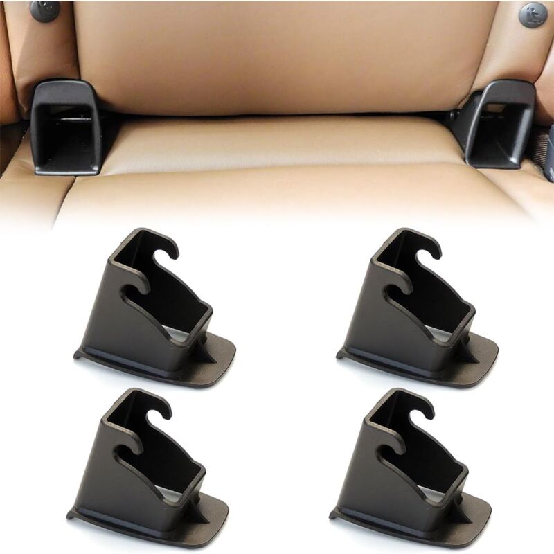 foto del prodotto xvx staffa di montaggio universale con fibbia in acciaio per auto da 4 pezzi per seggiolino auto per bambini con connettore per cintura di sicurezza