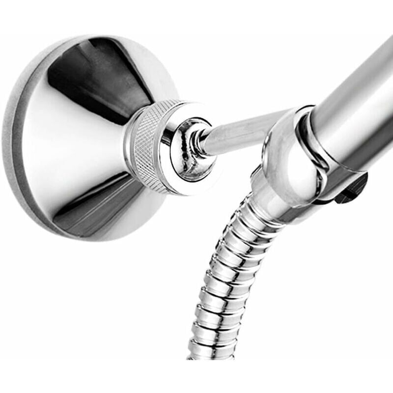 foto del prodotto xvx supporto a parete per doccia. supporto a parete per soffione doccia girevole a 360 per soffione doccia o doccetta.