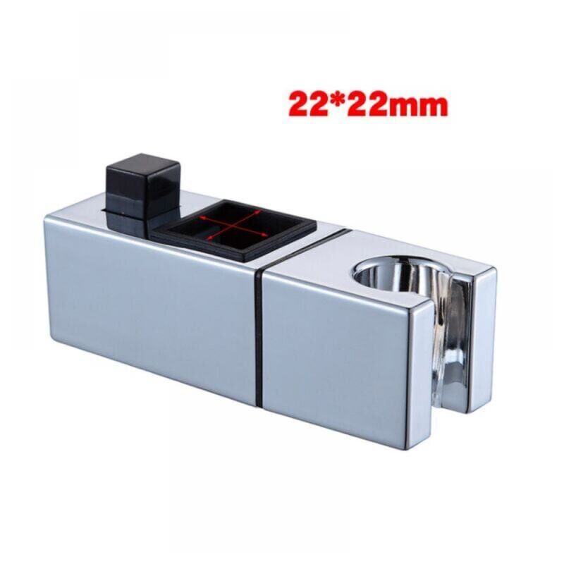 foto del prodotto xvx supporto doccia, asta doccia, sedile sollevabile, sedile fisso, accessori doccia, accessori bagno, supporto doccia tubo quadrato 22 x 22 mm 