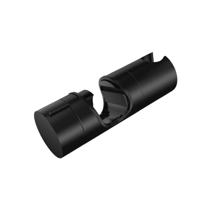 foto del prodotto xvx supporto doccia universale nero per aste doccia da 18 25 mm. solido abs, versione migliorata e ispessita. supporto doccia nero opaco.