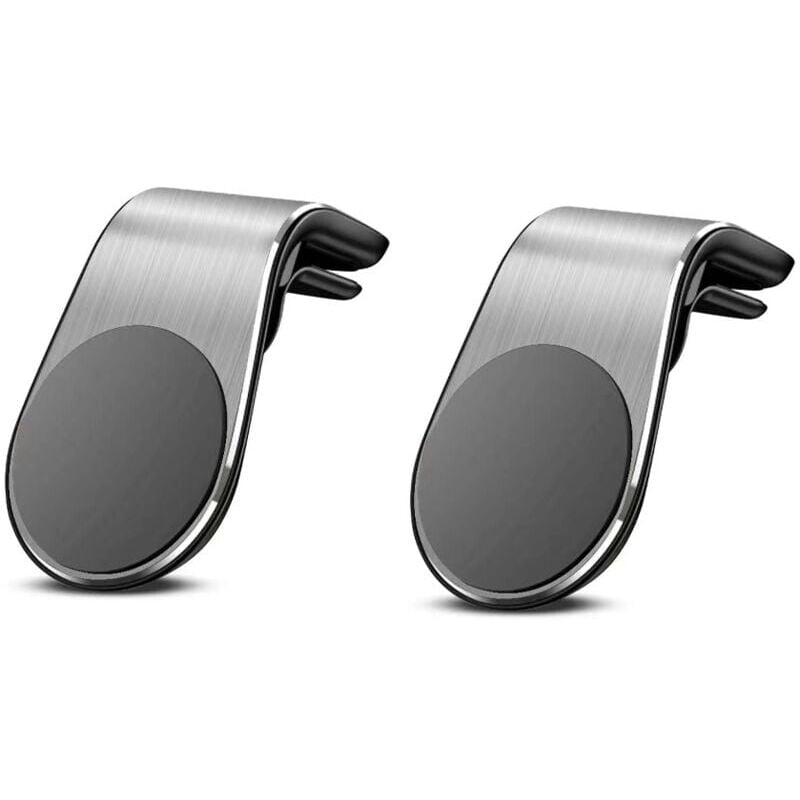 foto del prodotto xvx supporto magnetico per auto, argento, confezione da 2, supporto per bocchette dell aria, compatibile con iphone, samsung, huawei, xiaomi e la