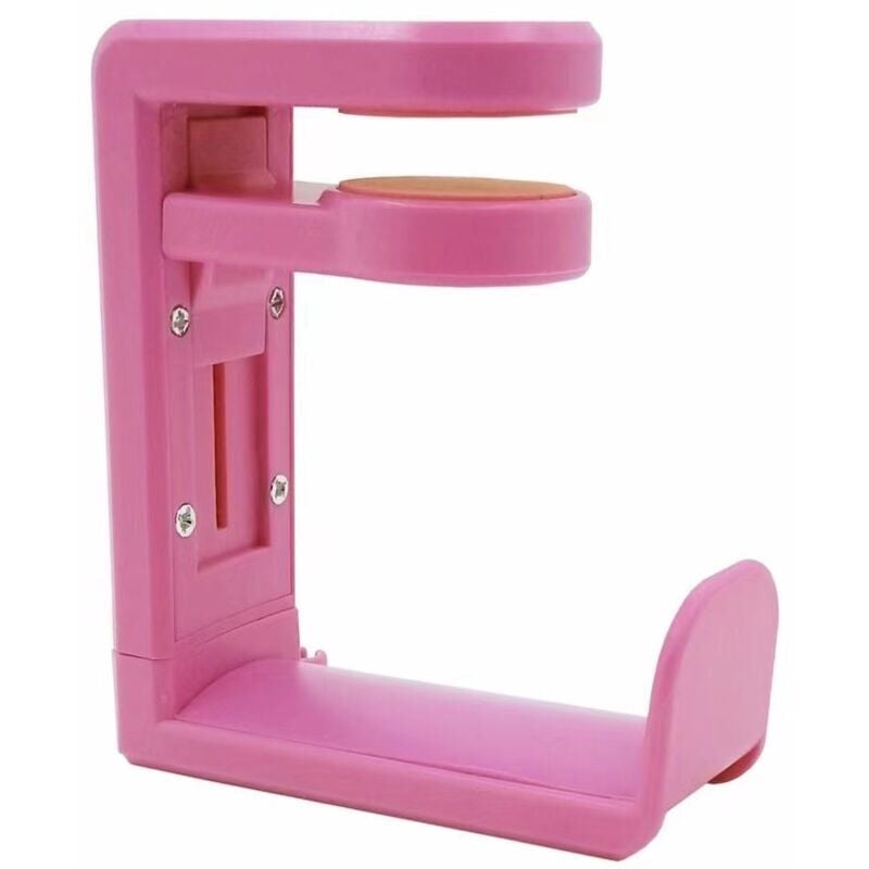 foto del prodotto xvx supporto per cuffie, supporto per cuffie regolabile con rotazione a 360 con clip per cavi per tavolo e scaffale, rosa
