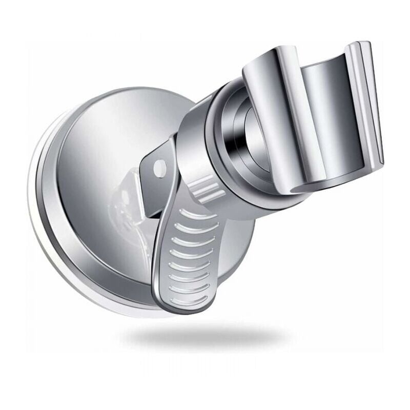 foto del prodotto xvx supporto per doccia, supporto a ventosa per doccette, montaggio a parete, accessori per soffioni doccia, cursore doccia universale