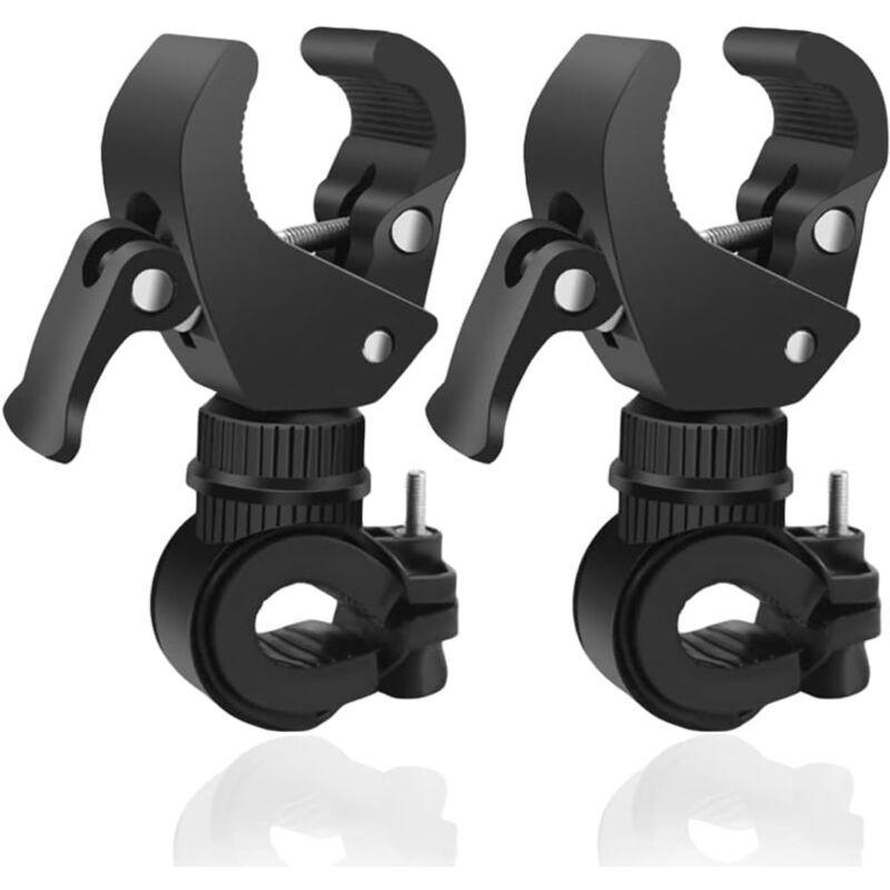 foto del prodotto xvx supporto universale per bastoni da passeggio, deambulatori e sedie a rotelle, 2 pezzi attacco universale per stampelle, max. 3,3 cm