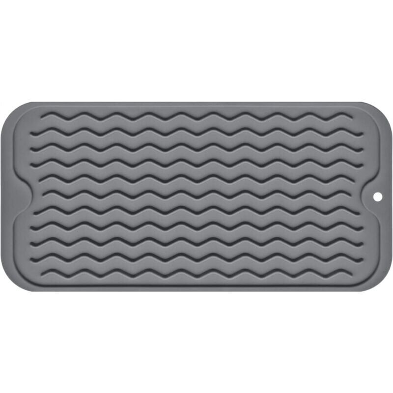 foto del prodotto xvx tappetino asciugatutto, grigio scuro, 15 x 30 cm, tappetino asciugatutto in silicone ad asciugatura rapida