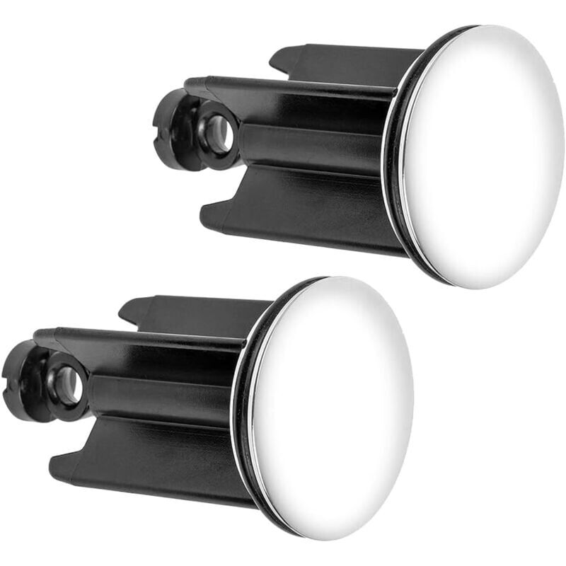 foto del prodotto xvx tappo per lavandino premium 2 pezzi tappo di scarico per lavabo universale in acciaio inossidabile, anticalcare per lavabo e bidet, dimensioni