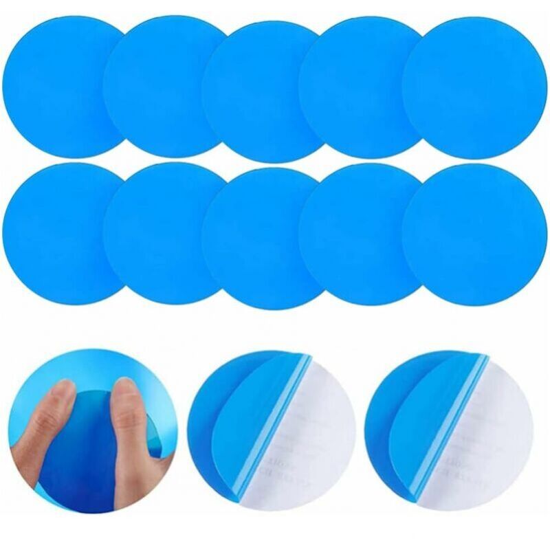 foto del prodotto xvx toppe per riparazione piscine 30 pezzi , kit di riparazione piscine, toppe autoadesive in plastica, toppe per piscine gonfiabili e barche, blu