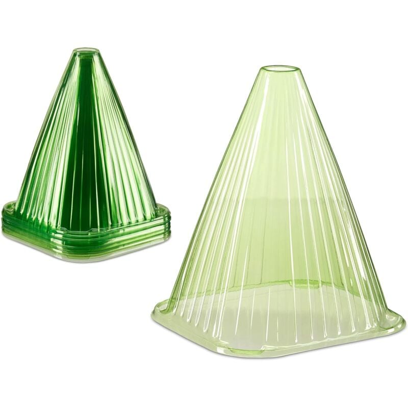 foto del prodotto xvx treibkegel im 24er set, pflanzenzubeh r, schutz vor schnecken und v geln, pvc, glocke, gr n