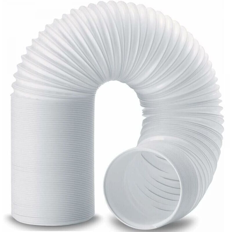 foto del prodotto xvx tubo flessibile da 1 pezzo per condizionatori d aria portatili, diametro 150 mm, tubo di scarico in pvc, lunghezza 2 m, kit condotto universale