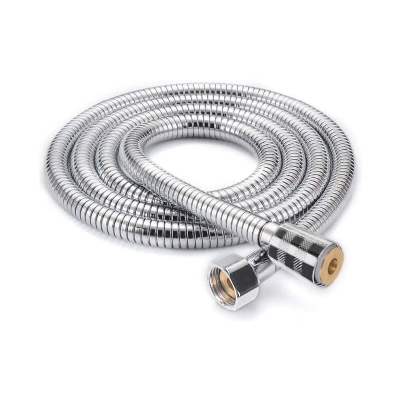 foto del prodotto xvx tubo flessibile per doccia da 2 m, soffione doccia universale retrattile, acciaio inossidabile flessibile, antideflagrante, resistente alla