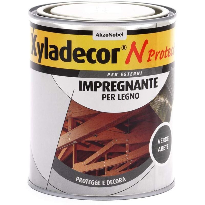 foto del prodotto xyladecor n protect verde abete 750ml