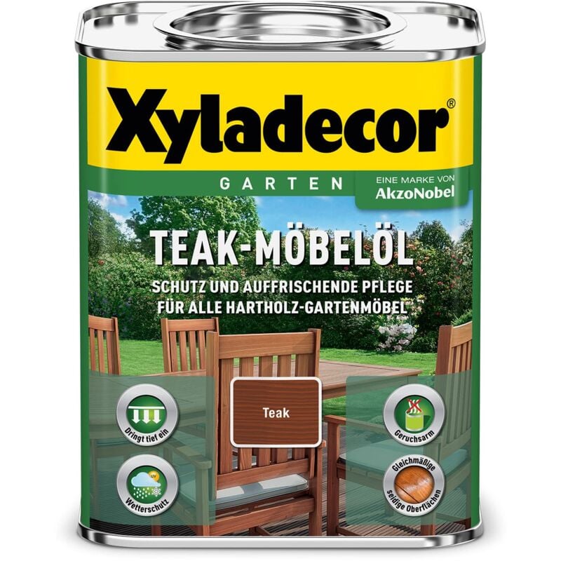 foto del prodotto xyladecor teak olio teak per mobili, 0,75 litri