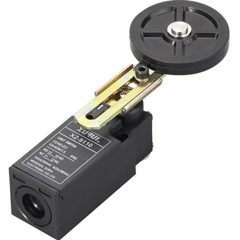 foto del prodotto xz 9 110 fine corsa 250 v ac 10 a leva ruotabile momentaneo ip65 1 pz. tru components