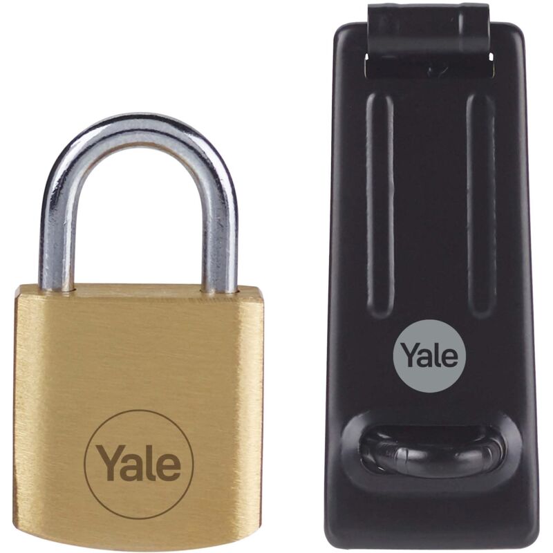 foto del prodotto y110b 40 123 1 hsp lucchetto, nero, 40 mm hasp yale