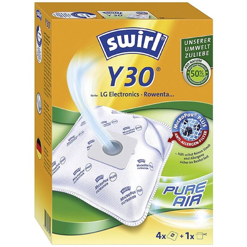foto del prodotto y30 micropor plus sacchetto aspirapolvere 4 pz. swirl