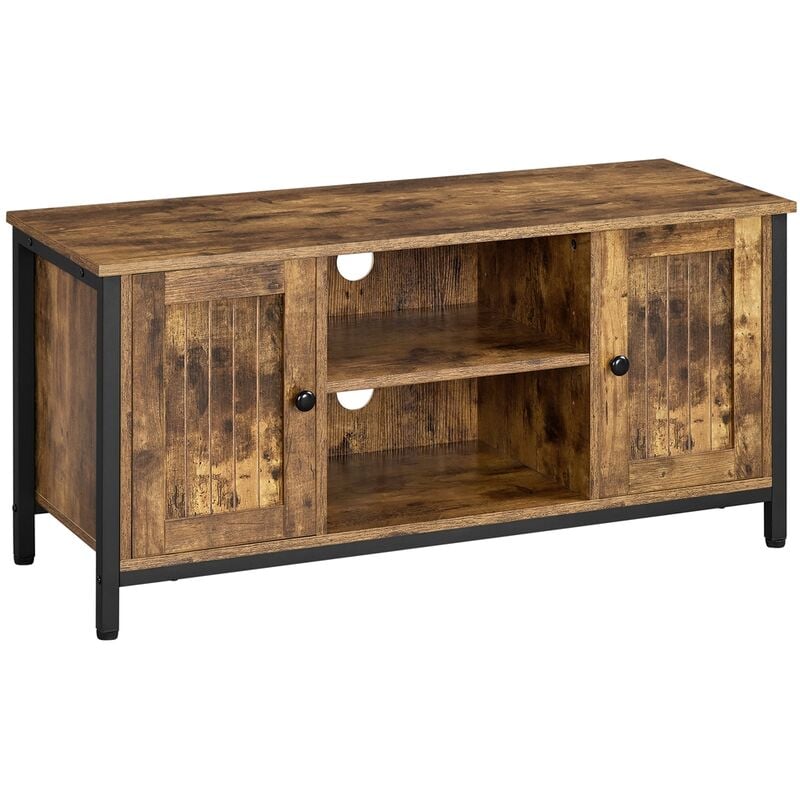 foto del prodotto yaheetech mobile per tv tavolino basso supporto tv in legno e metallo 45 pollici con ripiano regolabile tavolo da soggiorno camera da letto