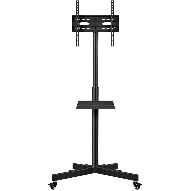 foto del prodotto yaheetech supporto tv da pavimento staffa tv con ruote per schermi plasma lcd led da 23 60 pollici fino a 25 kg vesa 400 x 400 mm altezza e angolo