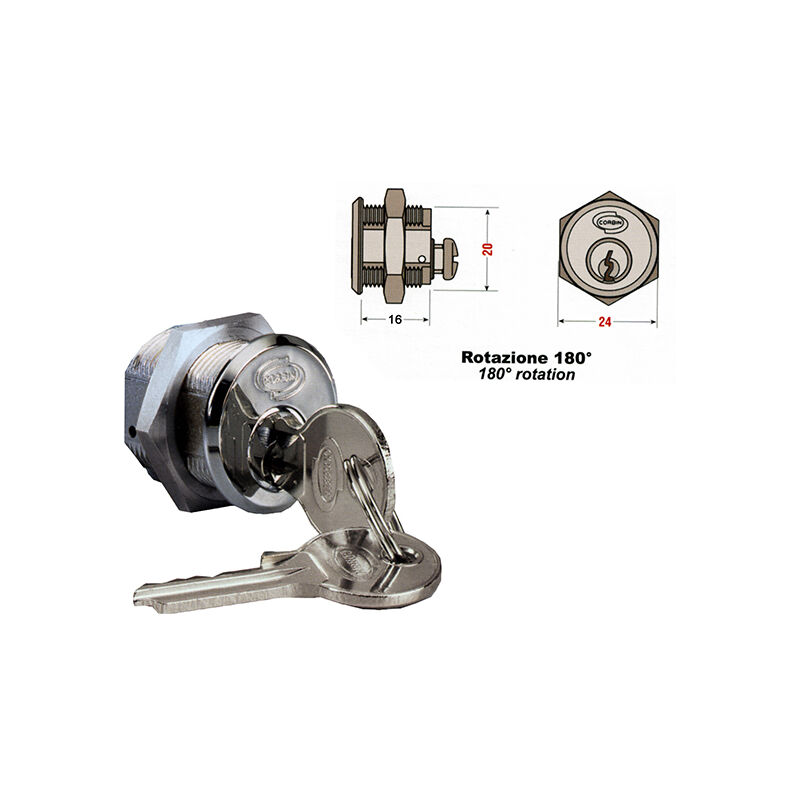 foto del prodotto yale 8950016 serr cilindretto mm16