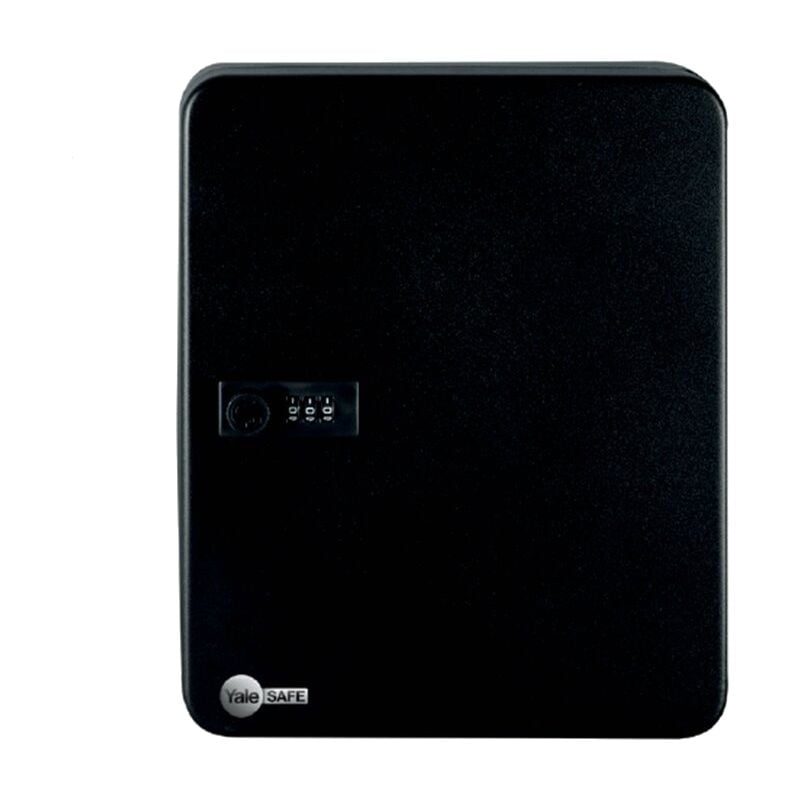 foto del prodotto yale casetta chiavi con combinazione yykb 540 cb2 nera, predisposizione per 46 chiavi, dimensione 30 x 24 x 8 cm