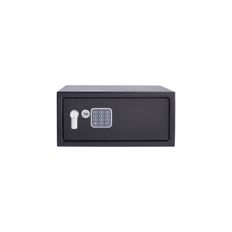 foto del prodotto yale cassaforte elettronica con allarme per laptop ylc 200 db2 nero, allarme integrato 130 db, struttura e bulloni di bloccaggio in acciaio