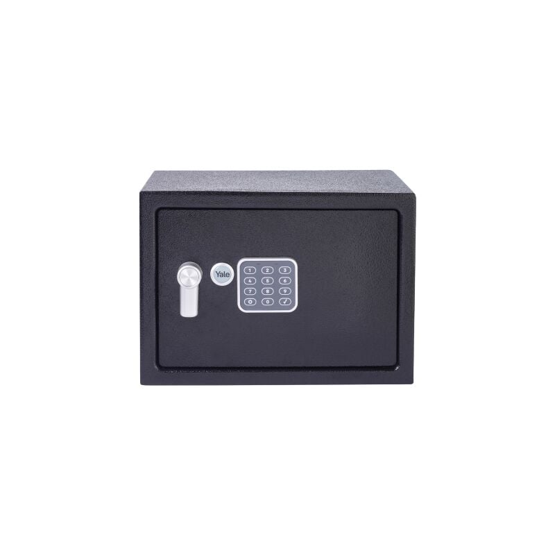 foto del prodotto yale cassaforte elettronica serie value media ysv 250 db2 nero, tastiera digitale, indicatori di luce a led, chiave di emergenza