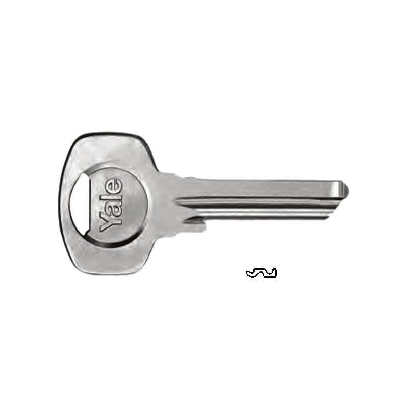 foto del prodotto yale chiave grezza 1008 5 spine dx, mm.27,15 01008000b084000 