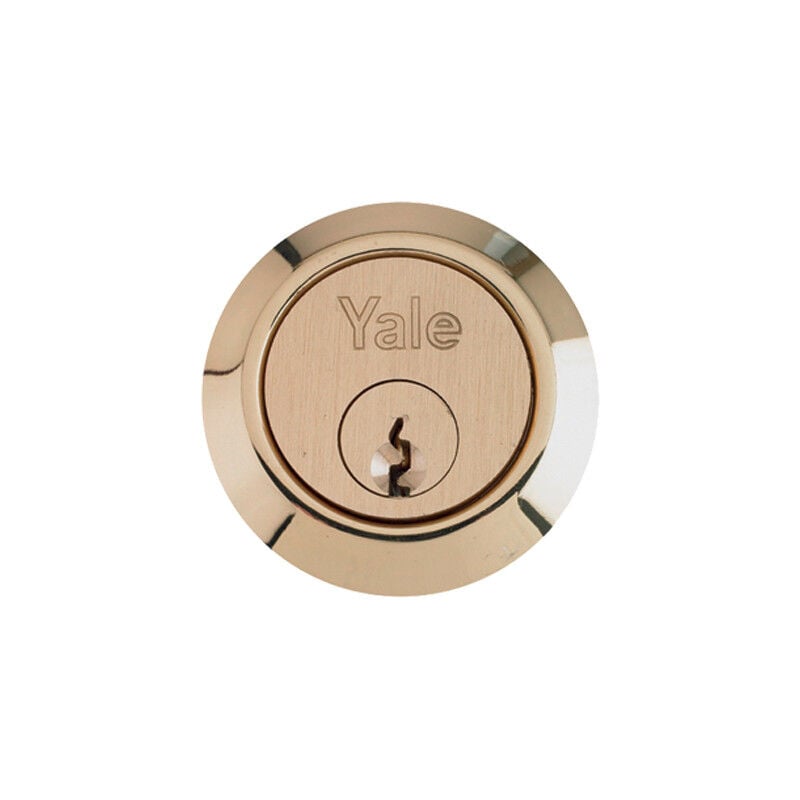 foto del prodotto yale cilindro esterno da applicare staccato in ottone 220 mm.31 48x25 y2200031 