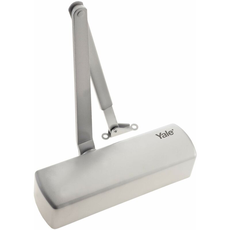foto del prodotto yale locks p2002 chiudi porta standard, colore bianco