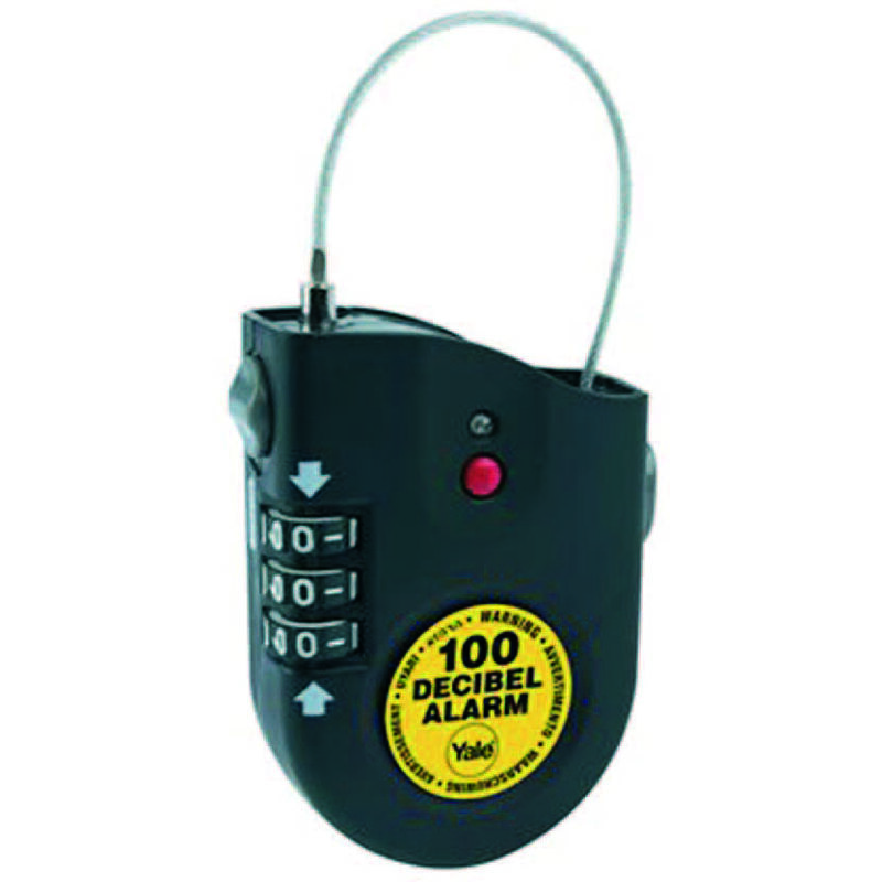 foto del prodotto yale lucchetto allarmato con combinazione cl1 2 art.ycl1 2 alarm 
