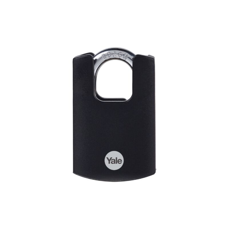 foto del prodotto yale lucchetto in ottone di alta sicurezza con arco protetto y121b 40 125 1 corpo 40mm, arco protetto in acciaio indurito al boro, 3 chiavi