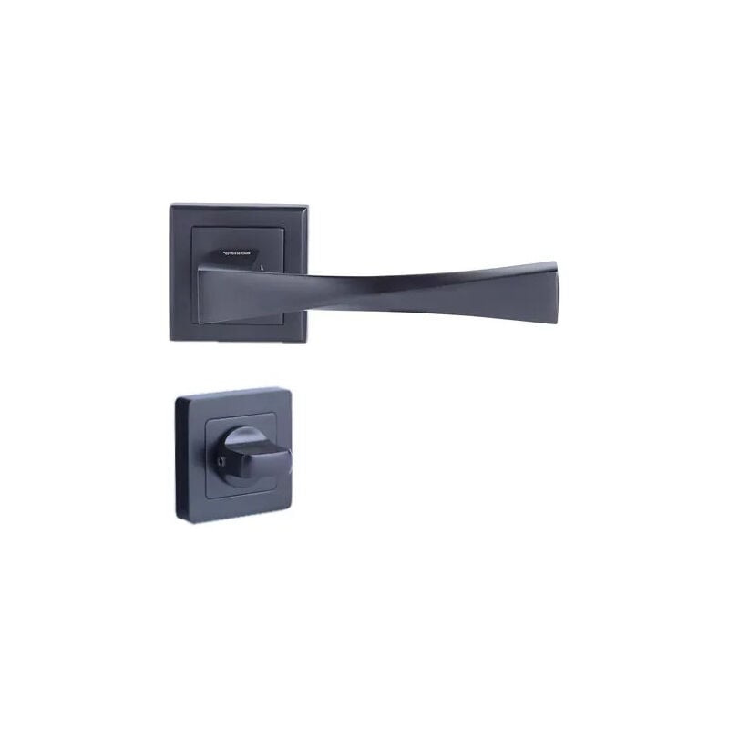 foto del prodotto yale maniglia quadrata per porta, modello verona, 7 cm, colore nero