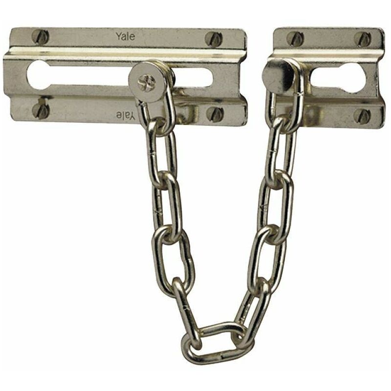 foto del prodotto yale yalp1037ch, catena serrature p1037 porta finitura cromata