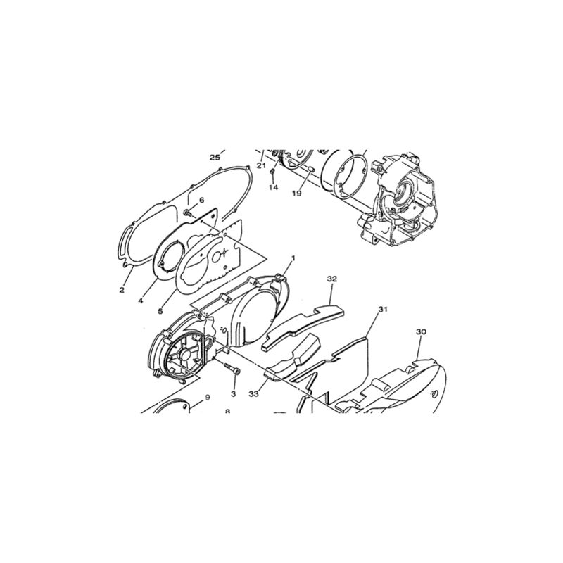 foto del prodotto yamaha 5ds e5411 00 coperchio 1 carter motore majesty 125 98 05
